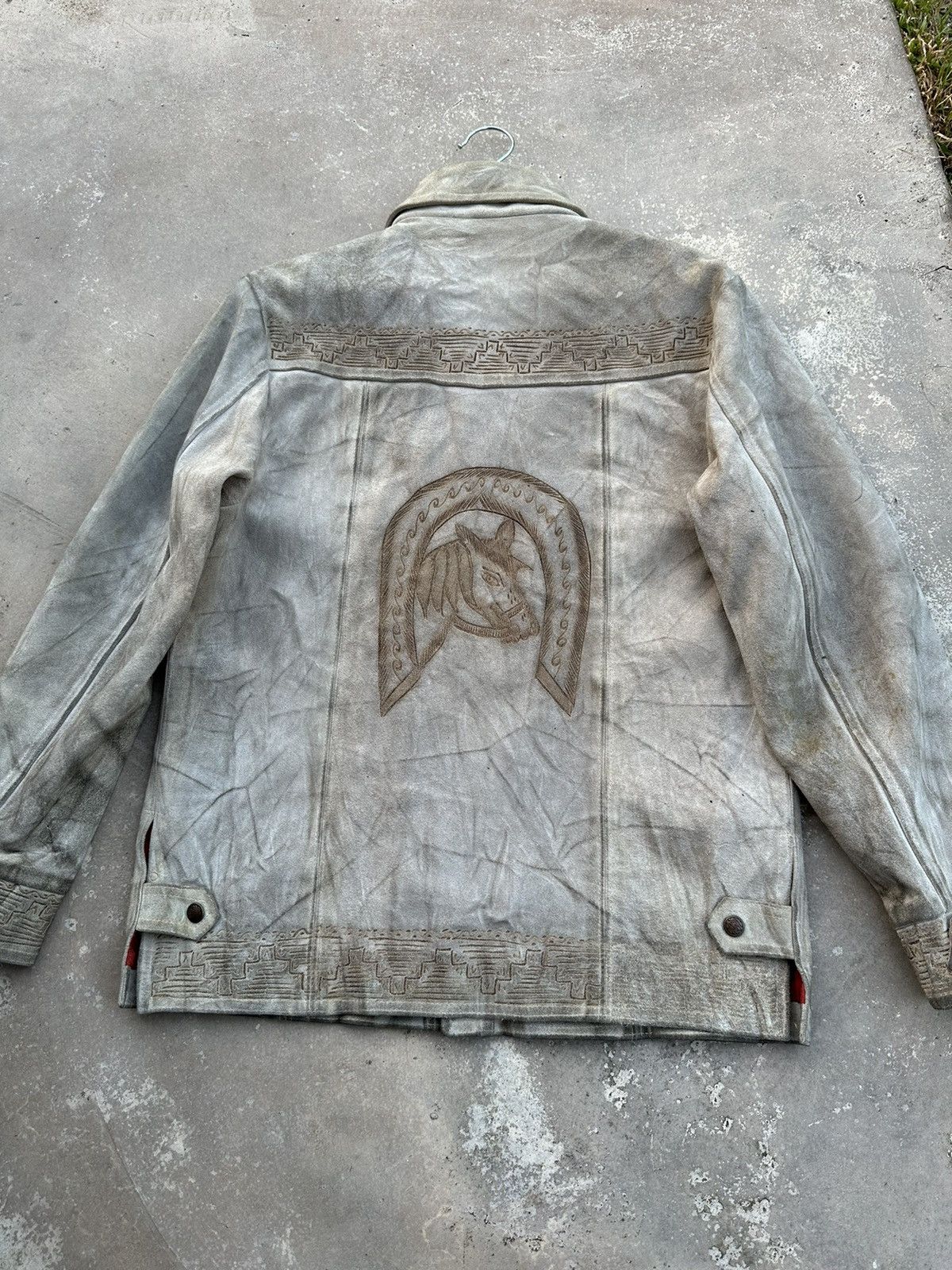 70’s Vintage Suede Leather American Heritage Native Jacket