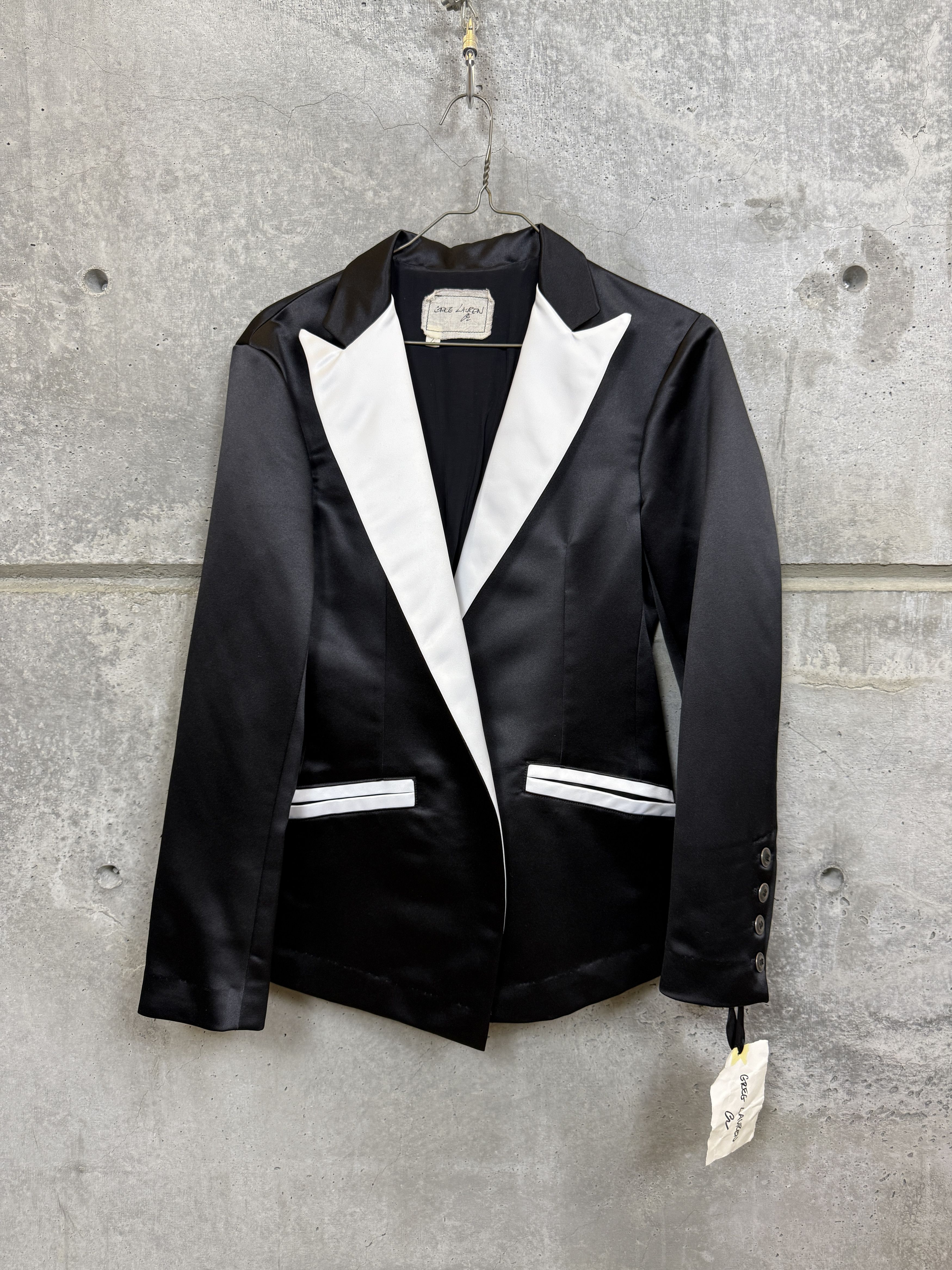 Greg Lauren Satin Ollie Blazer Jacket