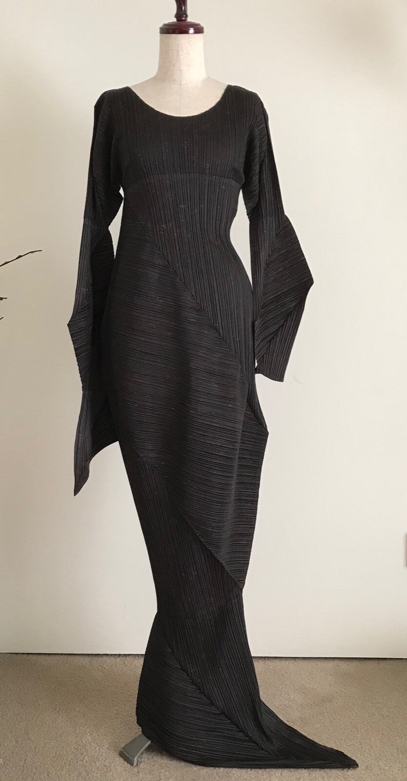 Pleats Please by ISSEY MIYAKE CAI GUO QIANG Gorgeous Dress Very Rare!