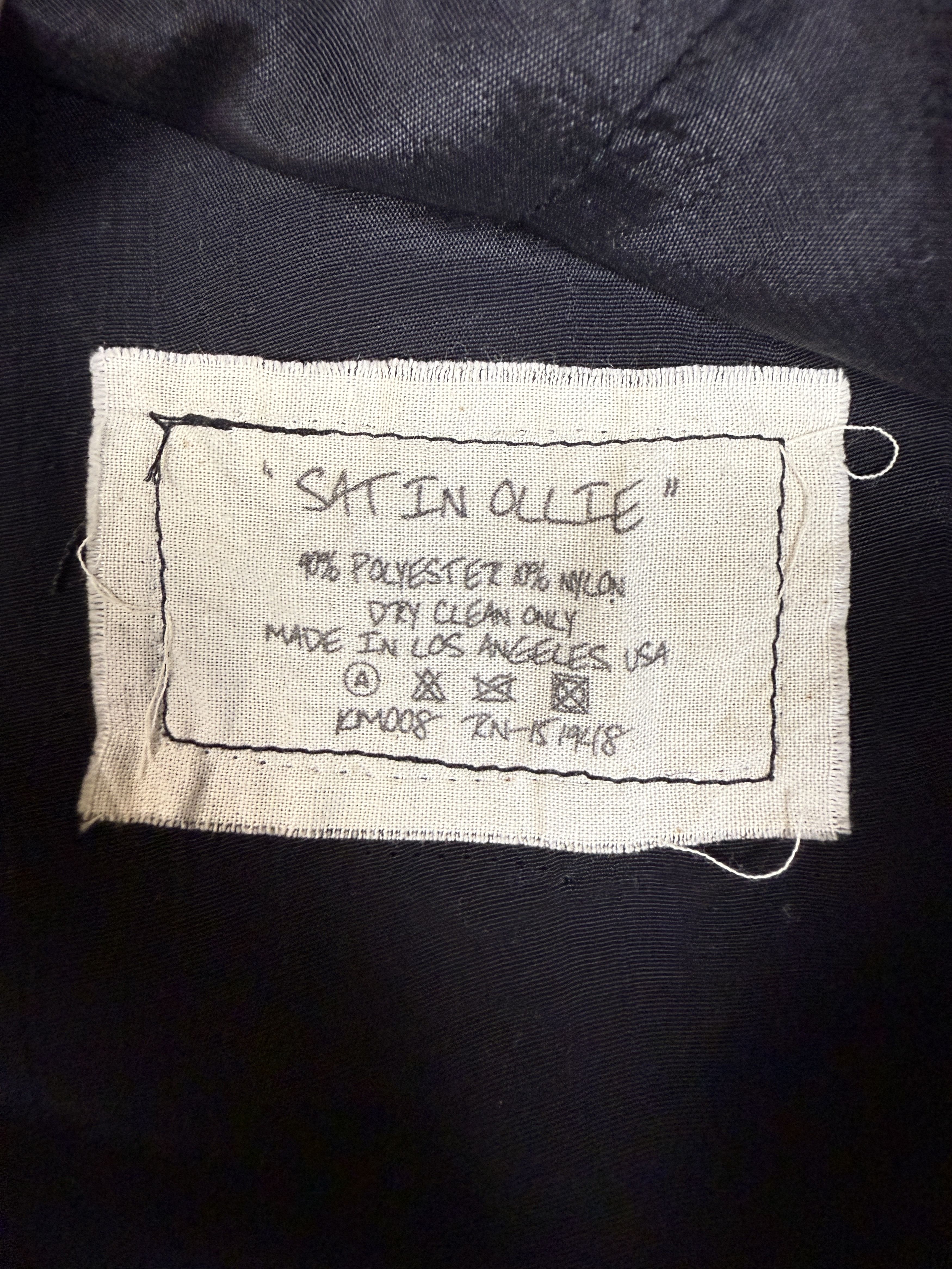 Greg Lauren Satin Ollie Blazer Jacket