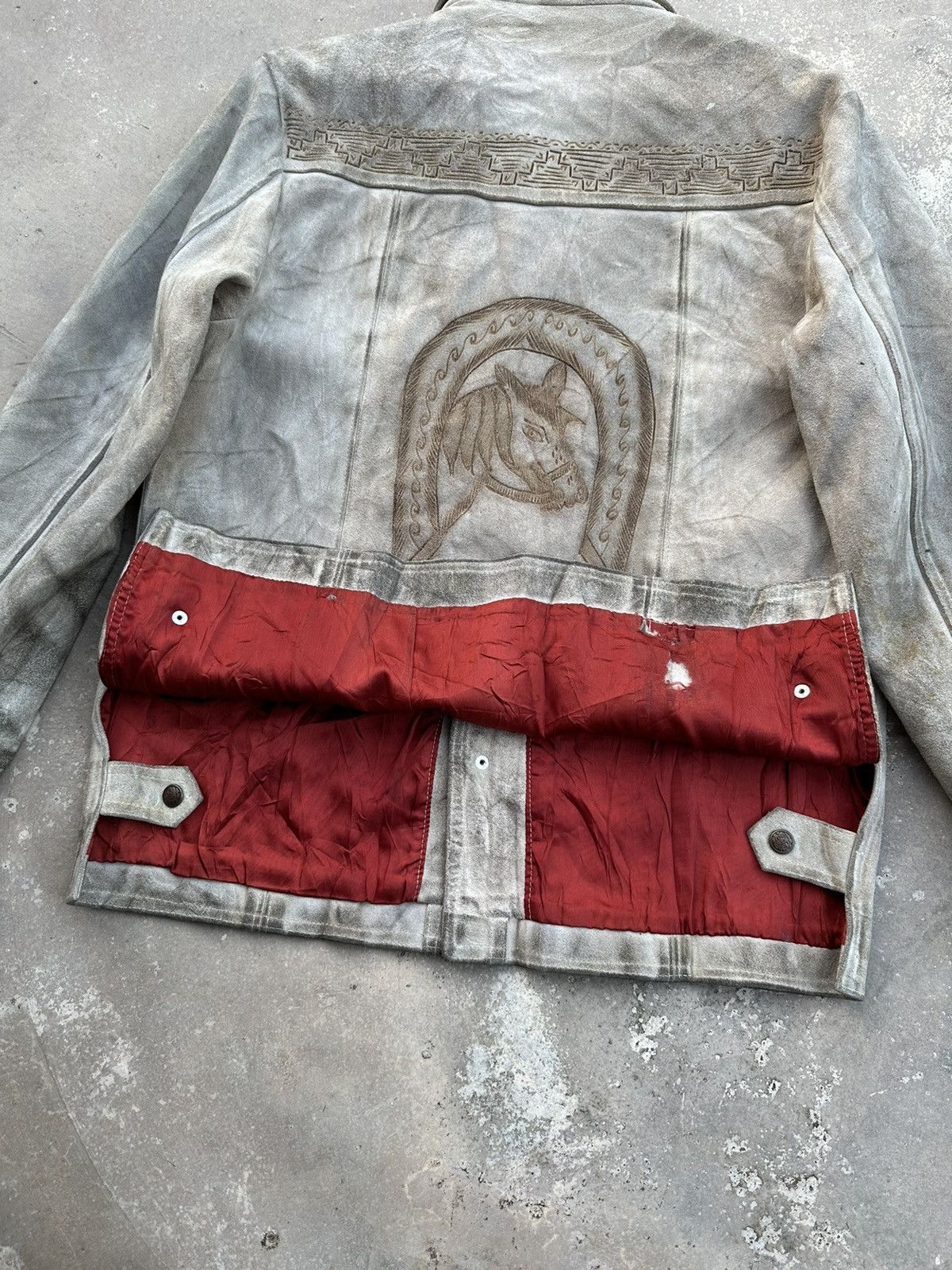 70’s Vintage Suede Leather American Heritage Native Jacket