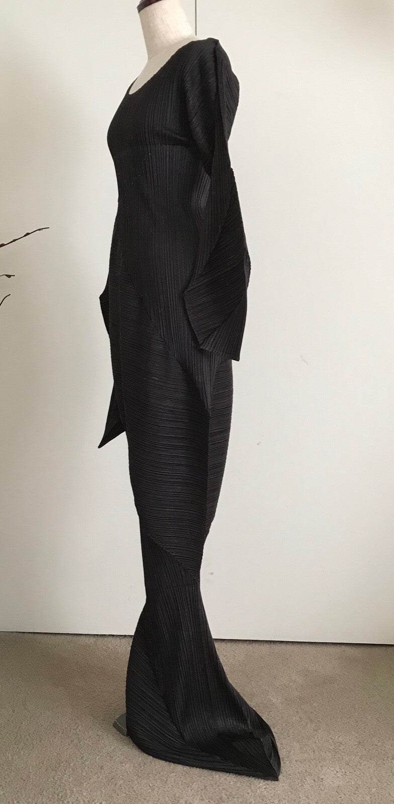 Pleats Please by ISSEY MIYAKE CAI GUO QIANG Gorgeous Dress Very Rare!
