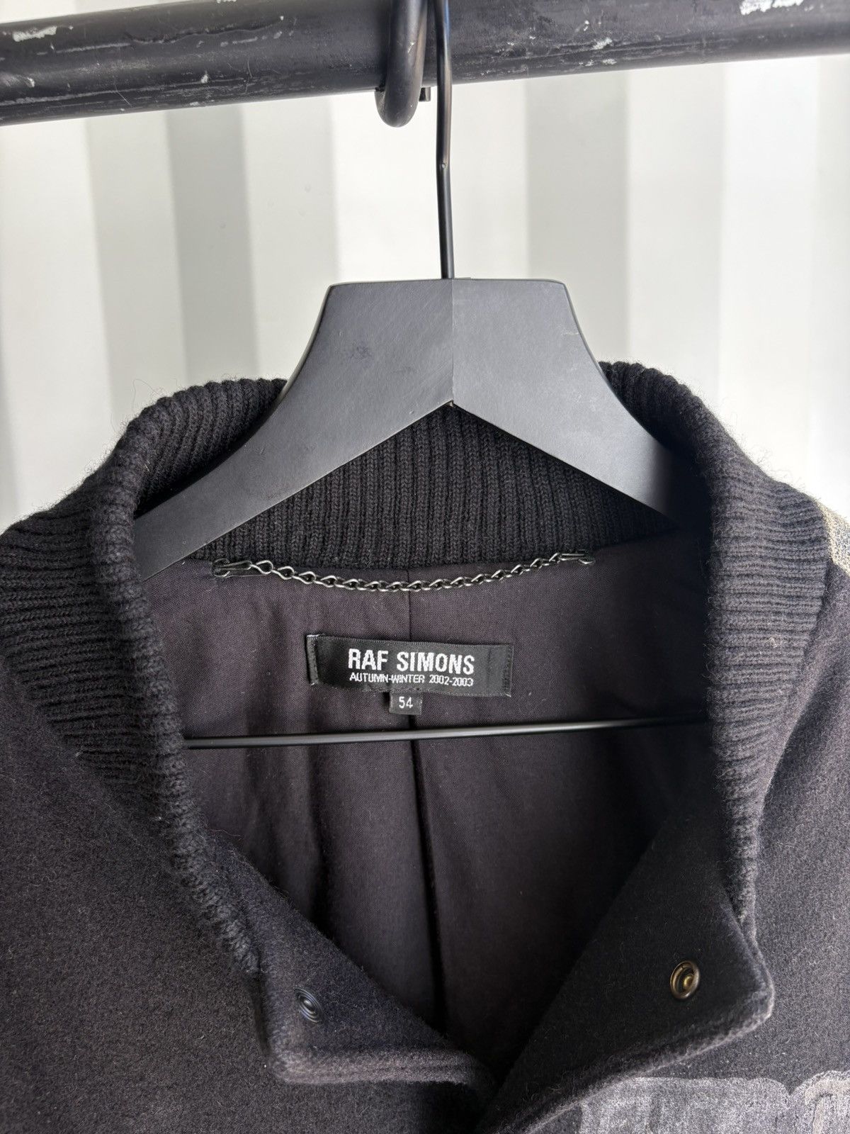 Raf Simons AW2002-2003 “Virginia Creeper” Varsity Jacket