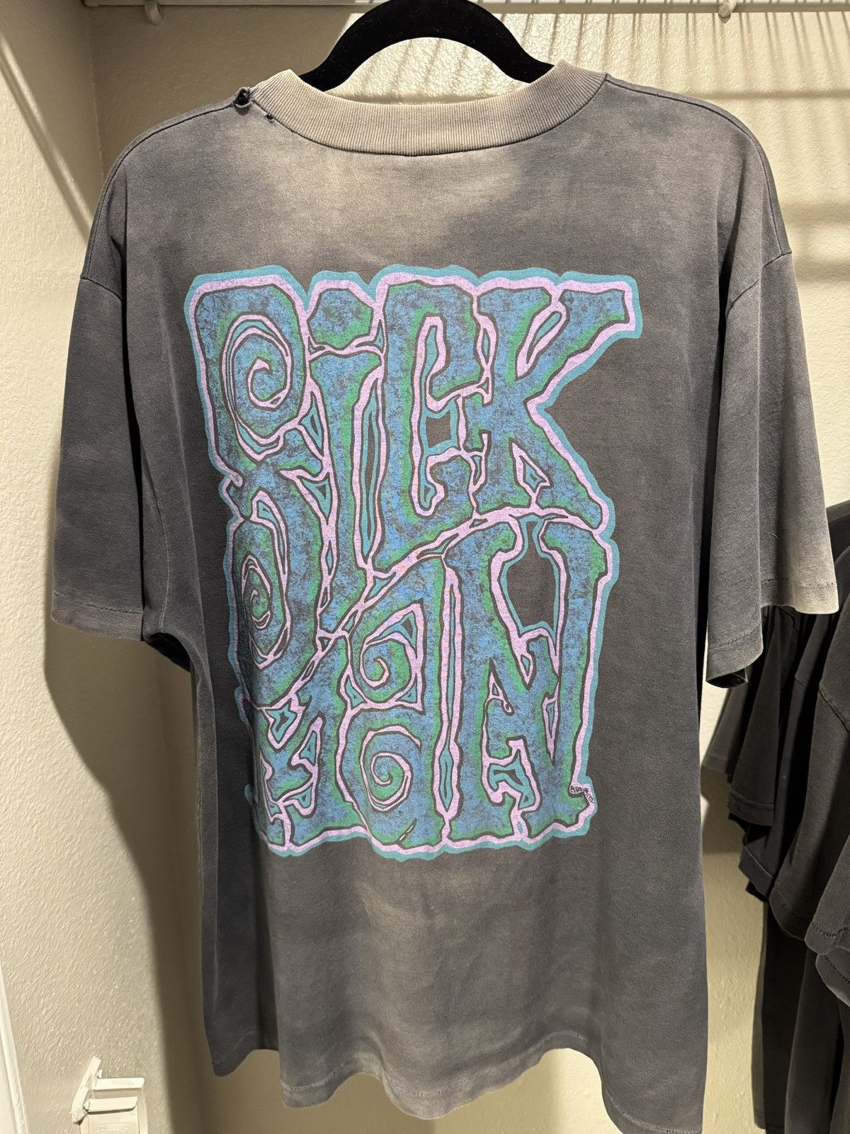 RARE Vintage 1992 Alice In Chains Sick Man Faded Art T-Shirt