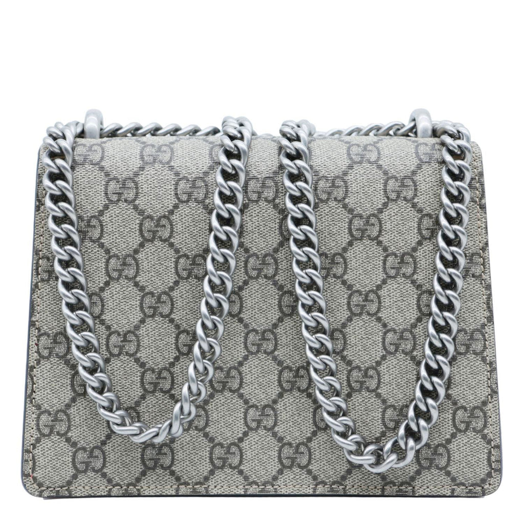 GUCCI Dionysus Mini GG Supreme Canvas Crossbody Bag Beige 421970