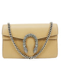 GUCCI Dionysus Mini Leather Crossbody Bag Beige 476432