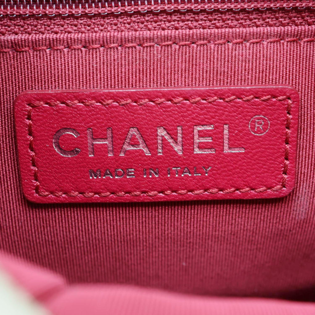 CHANEL Gabrielle Small Quilted Aged Lambskin Leather Crossbody Bag Black