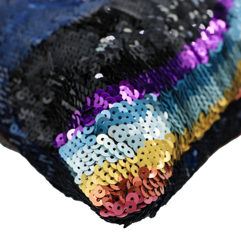 CHANEL 2021 Sequin Drawstring Tote Bag Multicolor