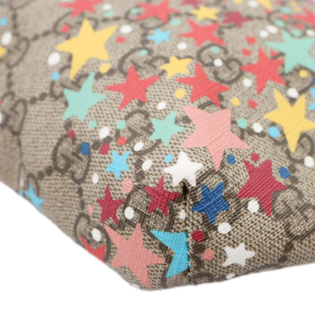 GUCCI Kids Web GG Supreme Stars Canvas Belt Bag Beige 502095