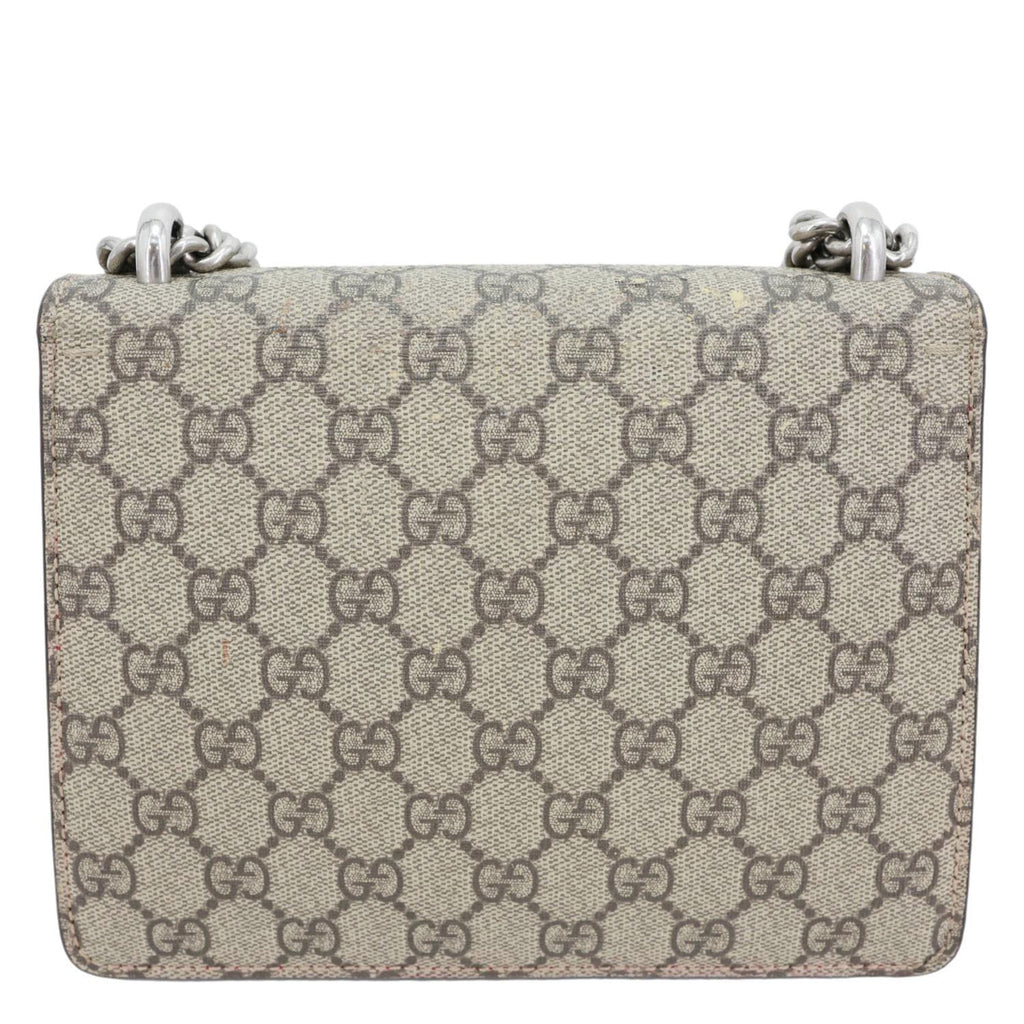 GUCCI Dionysus Mini GG Supreme Canvas Crossbody Bag Beige 421970
