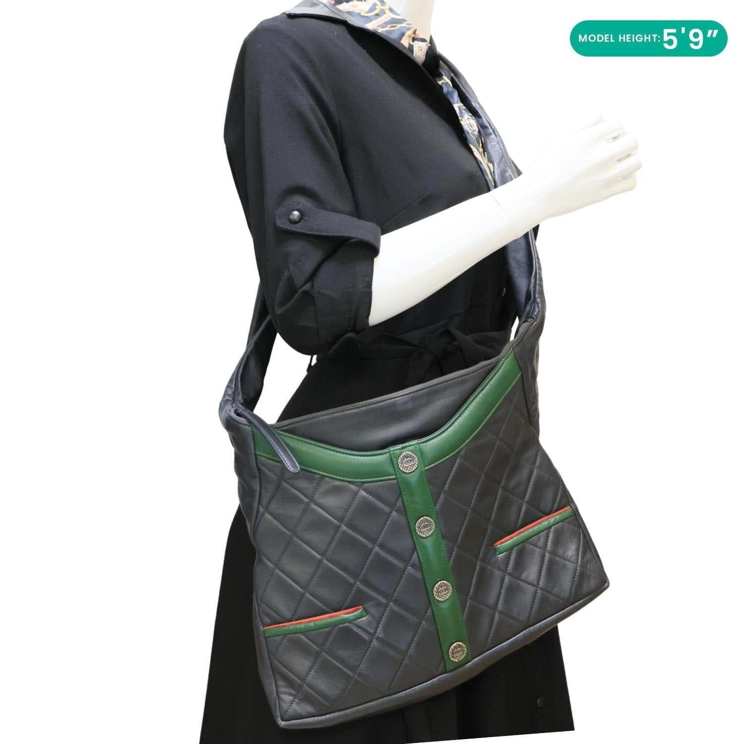 CHANEL Girl Quilted Lambskin Leather Crossbody Bag Grey