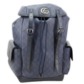 GUCCI Ophidia GG Supreme Canvas Backpack Navy Blue 598140