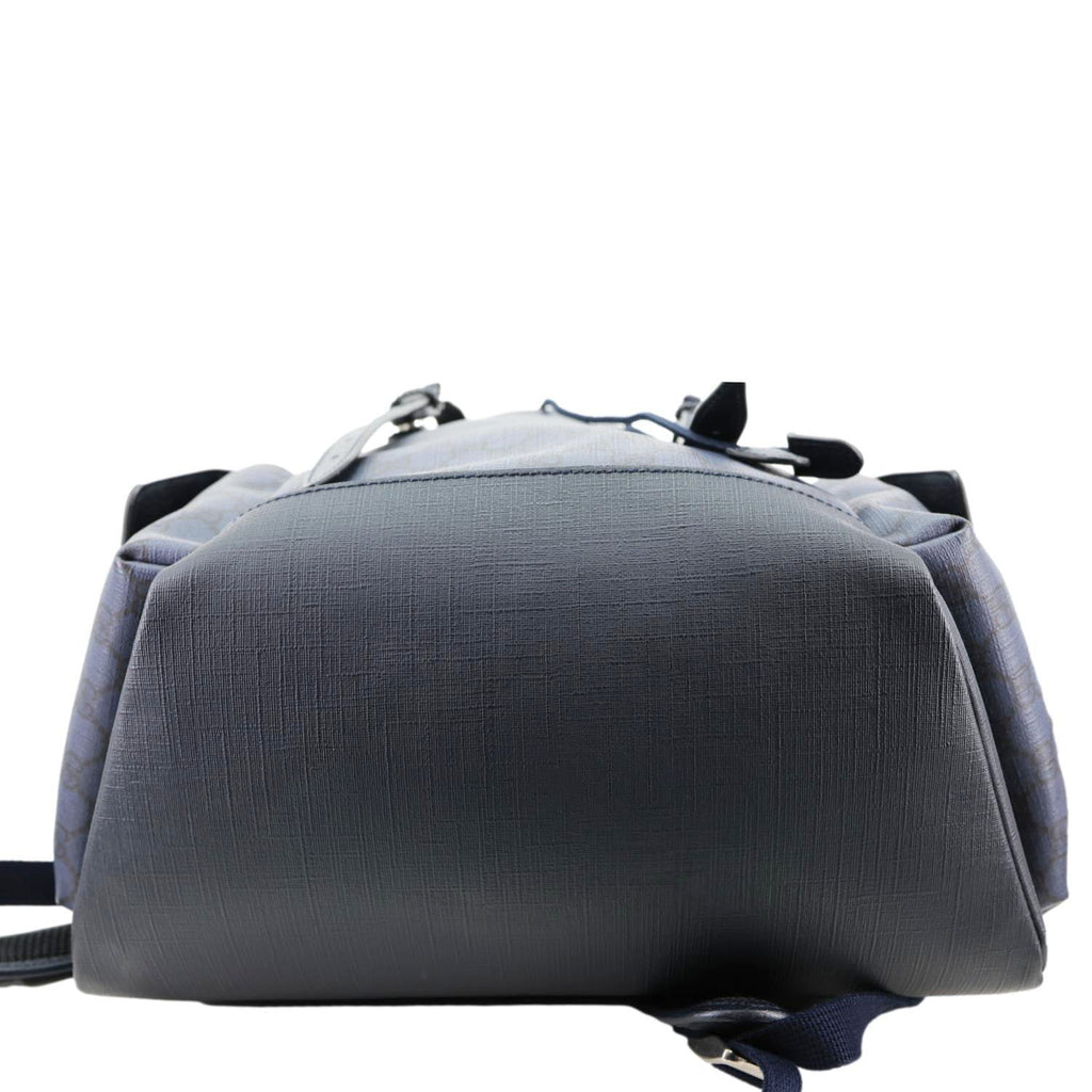 GUCCI Ophidia GG Supreme Canvas Backpack Navy Blue 598140
