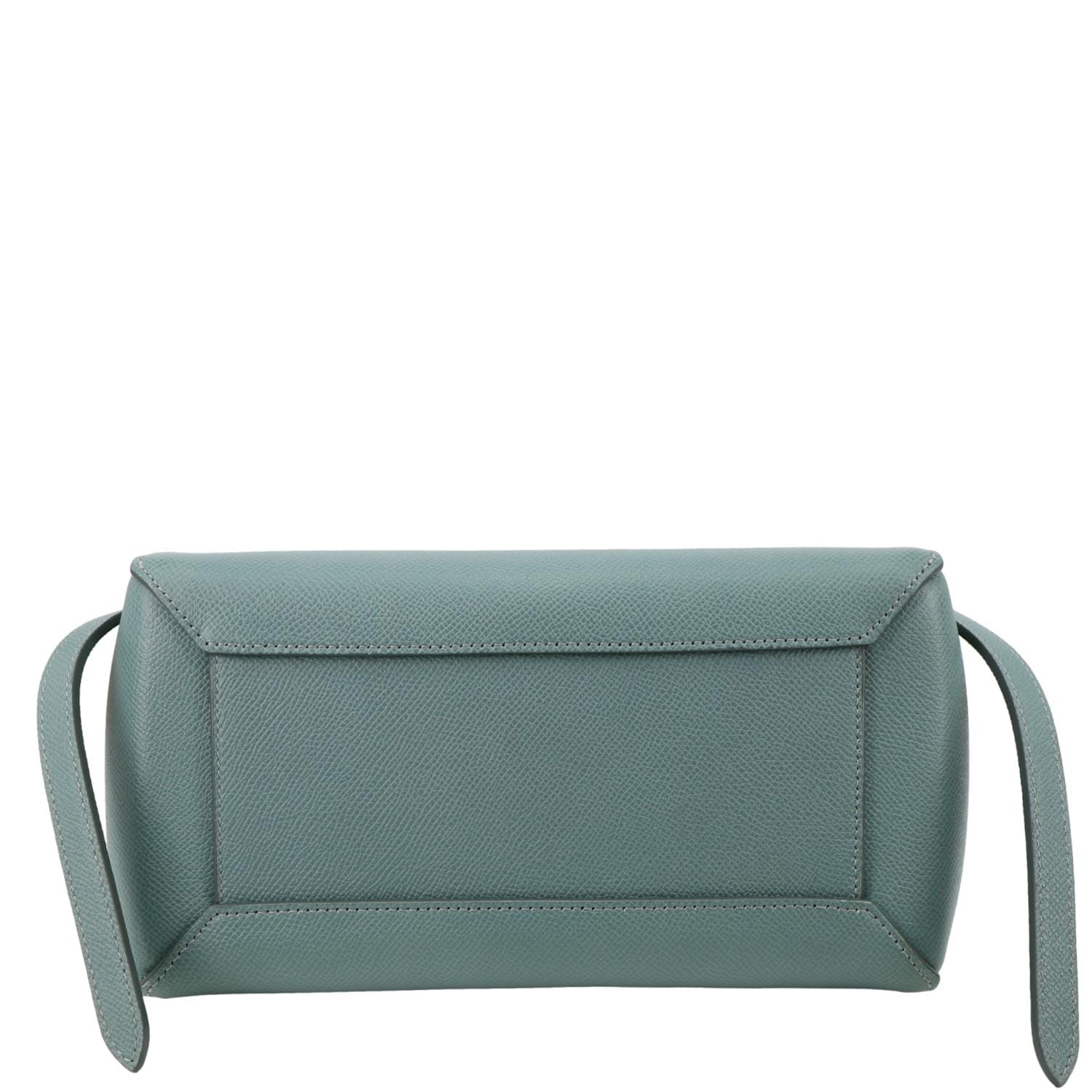 CELINE Micro Belt Grained Leather Shoulder Bag Sage Green
