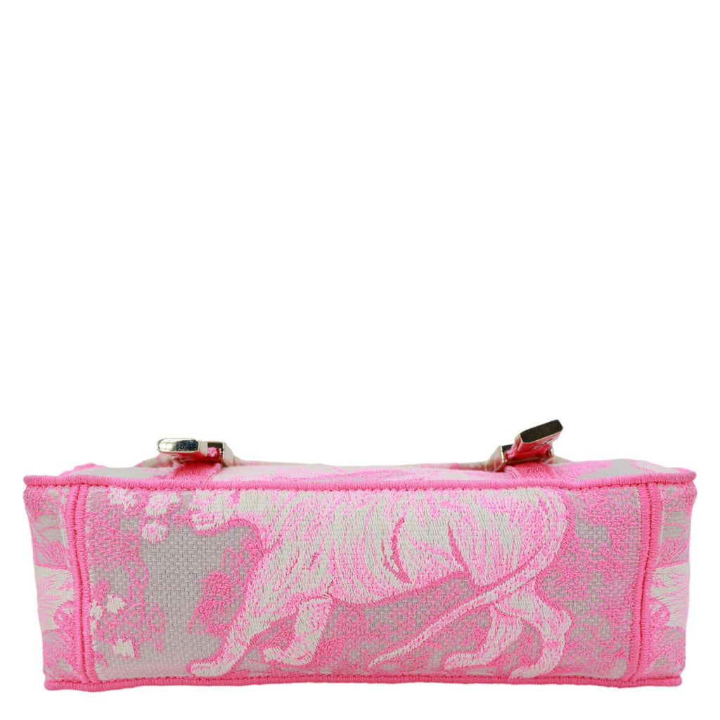 CHRISTIAN DIOR Diorcamp Toile de Jouy Embroidered Canvas Messenger Bag Pink