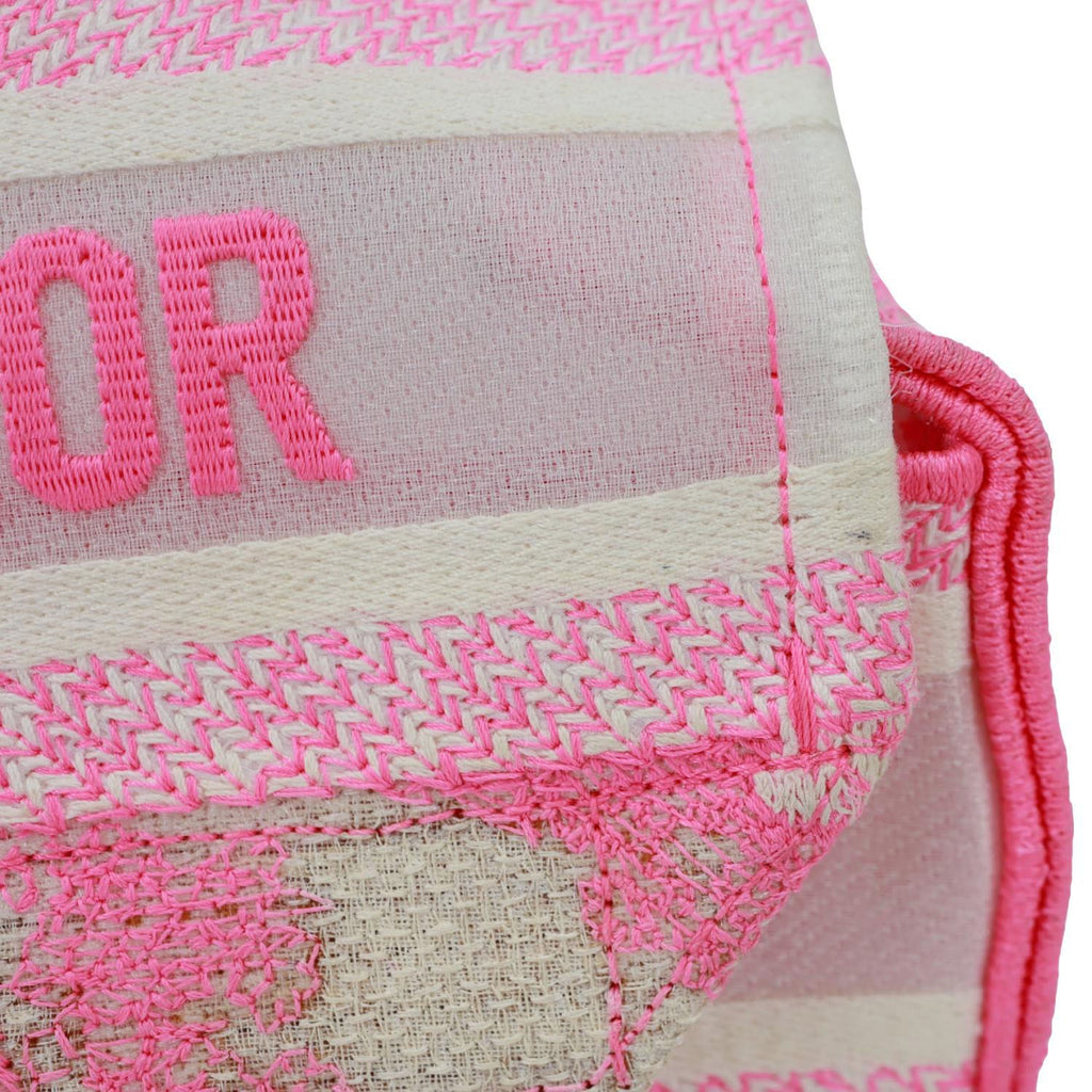 CHRISTIAN DIOR Diorcamp Toile de Jouy Embroidered Canvas Messenger Bag Pink
