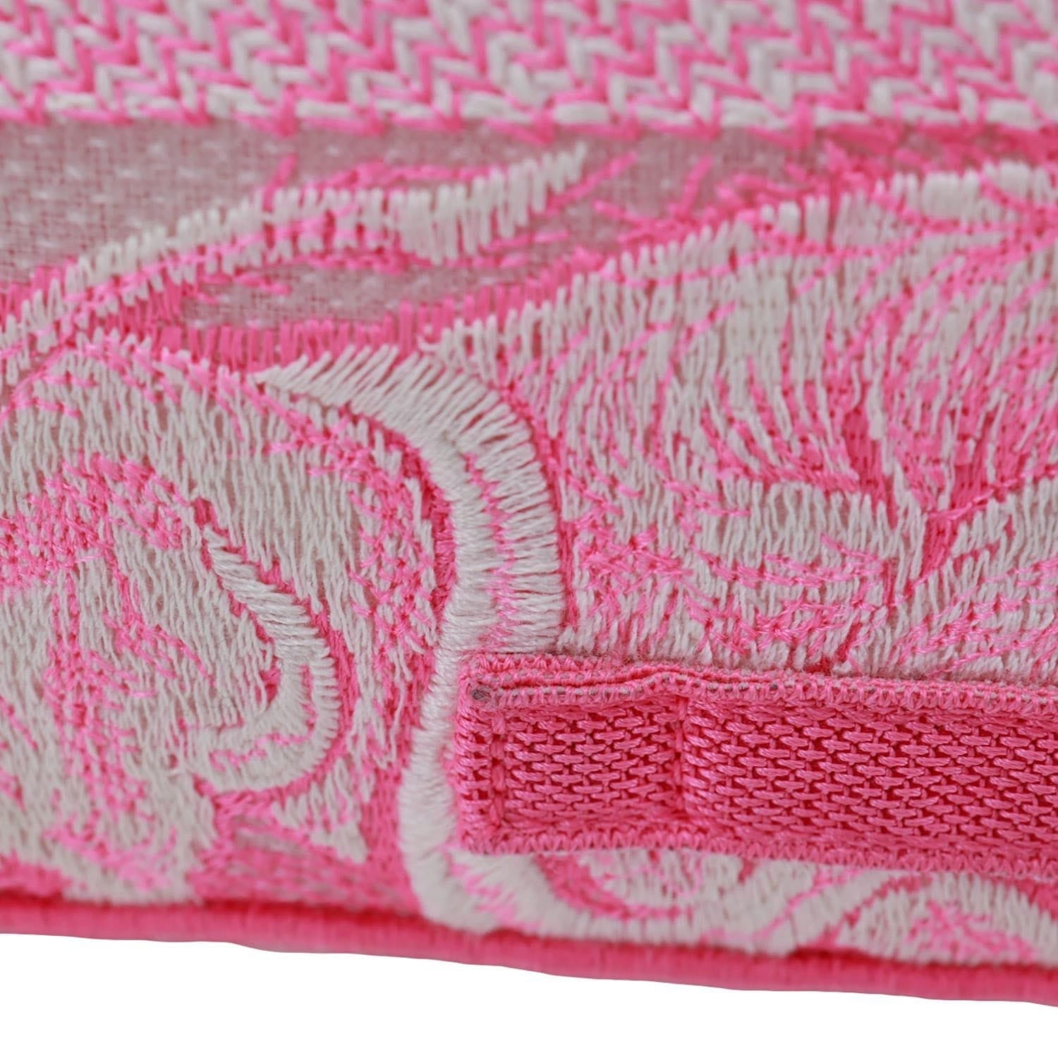 CHRISTIAN DIOR Diorcamp Toile de Jouy Embroidered Canvas Messenger Bag Pink