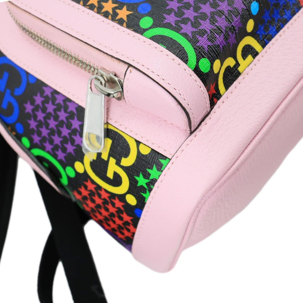 GUCCI Psychedelic GG Supreme Monogram Canvas Backpack Bag Multicolor 601296