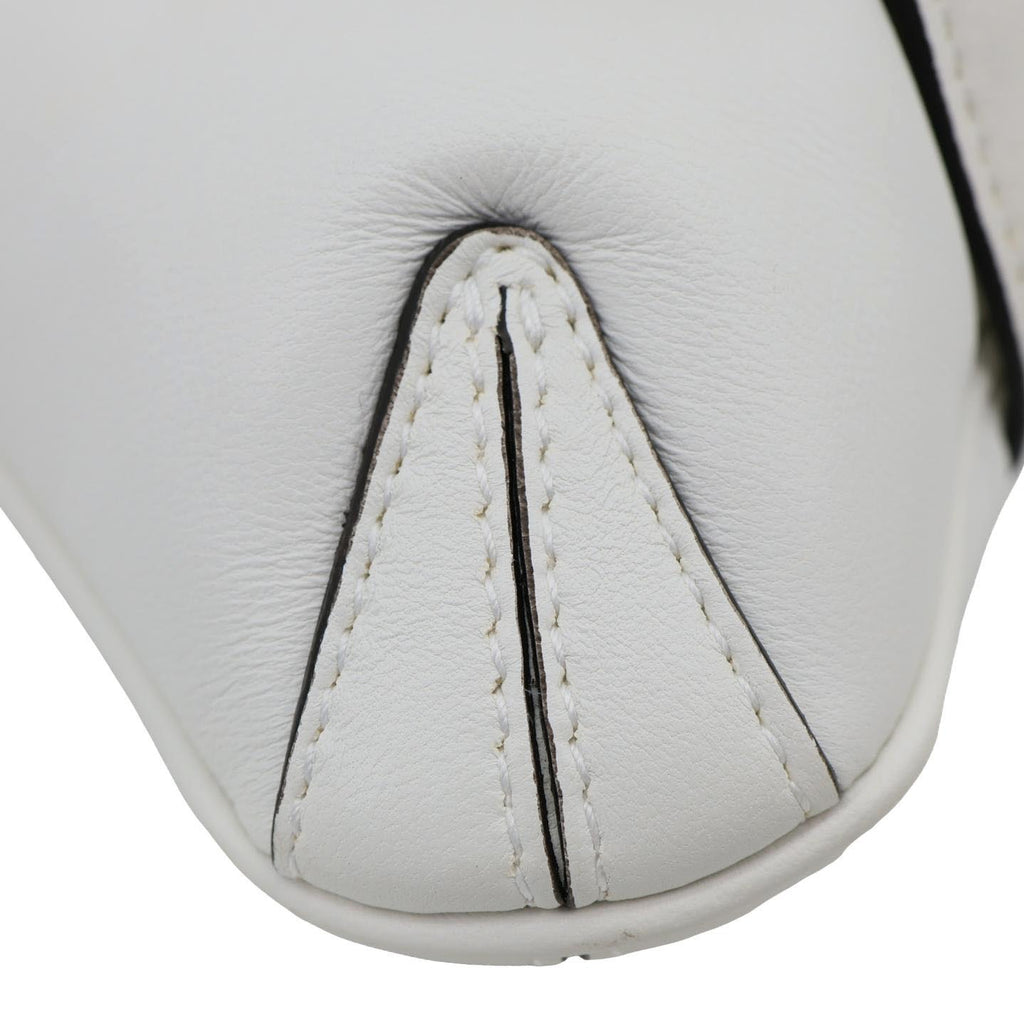 GUCCI Horsebit Quilted Lambskin Leather Chain Shoulder Bag White 764339