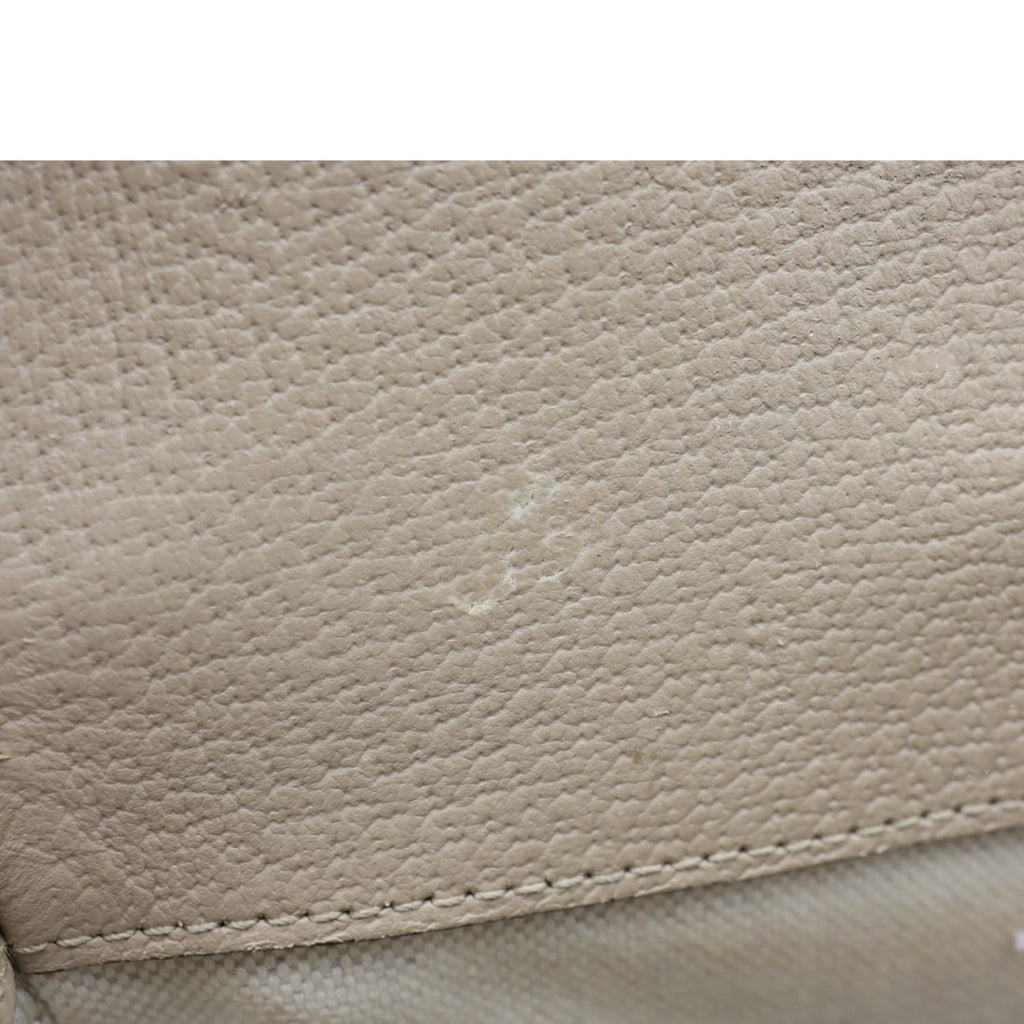 GUCCI Horsebit 1955 Flap Small GG Supreme Canvas Shoulder Bag Beige 658574