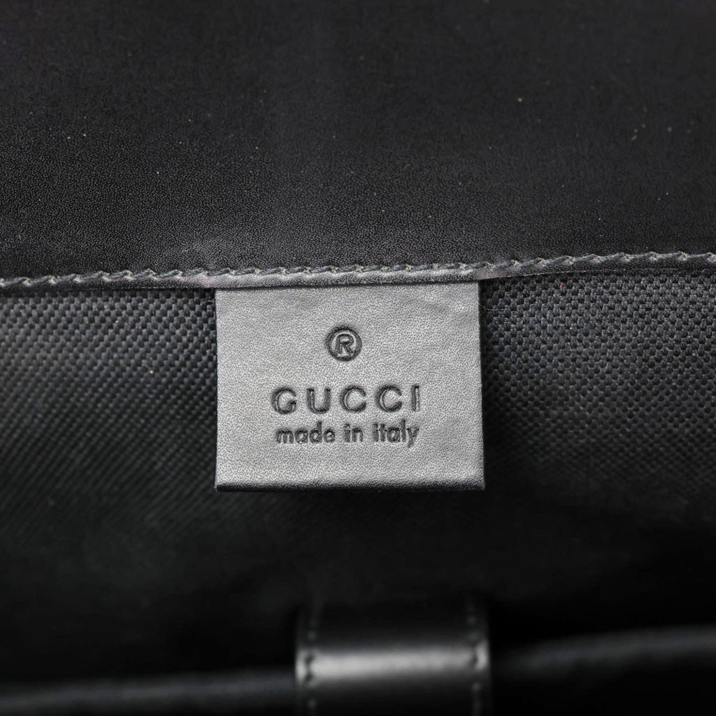 GUCCI GG Supreme Canvas Backpack Black 495563