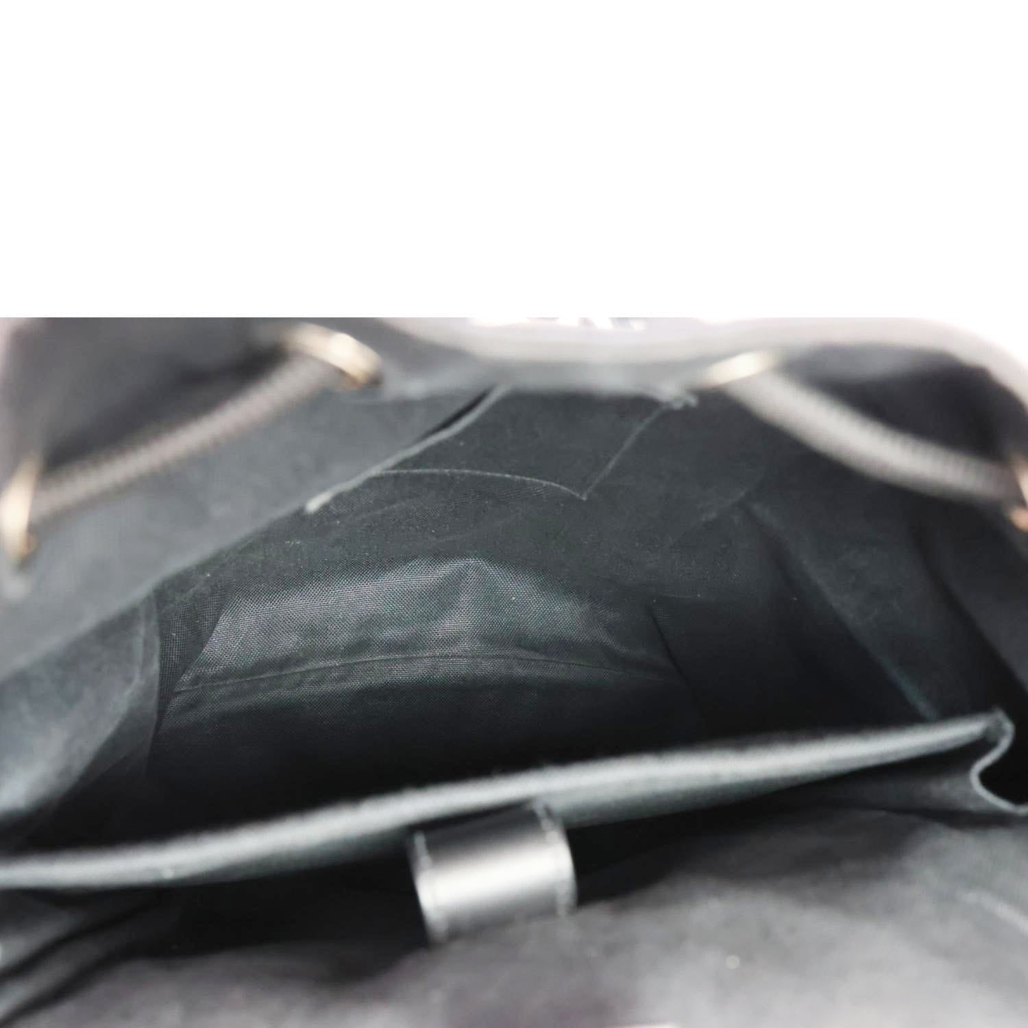GUCCI GG Supreme Canvas Backpack Black 495563