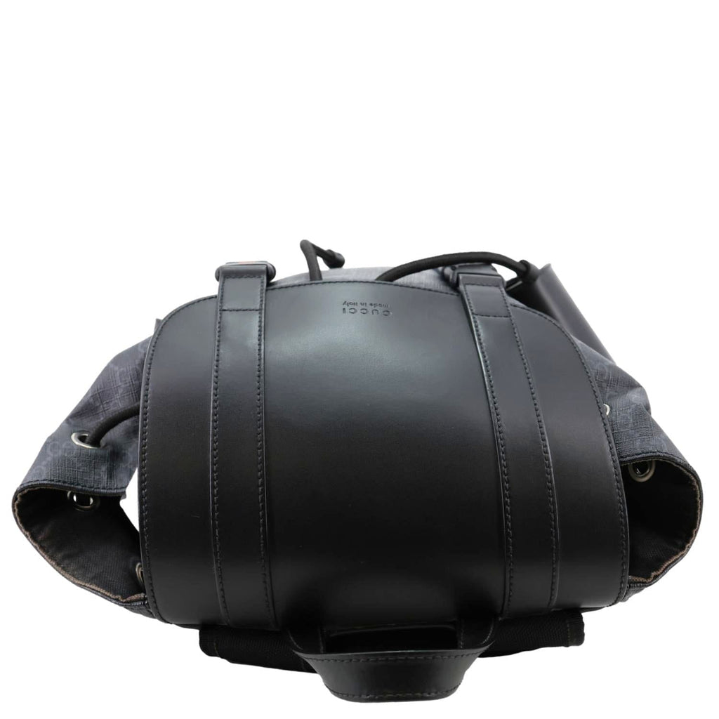 GUCCI GG Supreme Canvas Backpack Black 495563