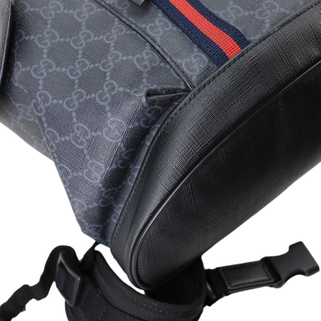 GUCCI GG Supreme Canvas Backpack Black 495563