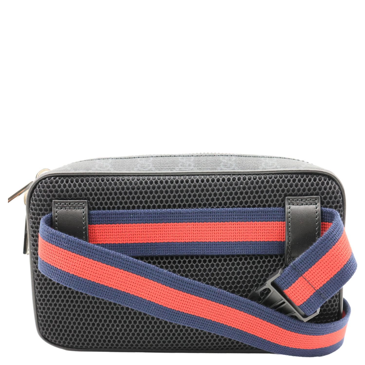 GUCCI GG Supreme Canvas Bumbag Black 792094