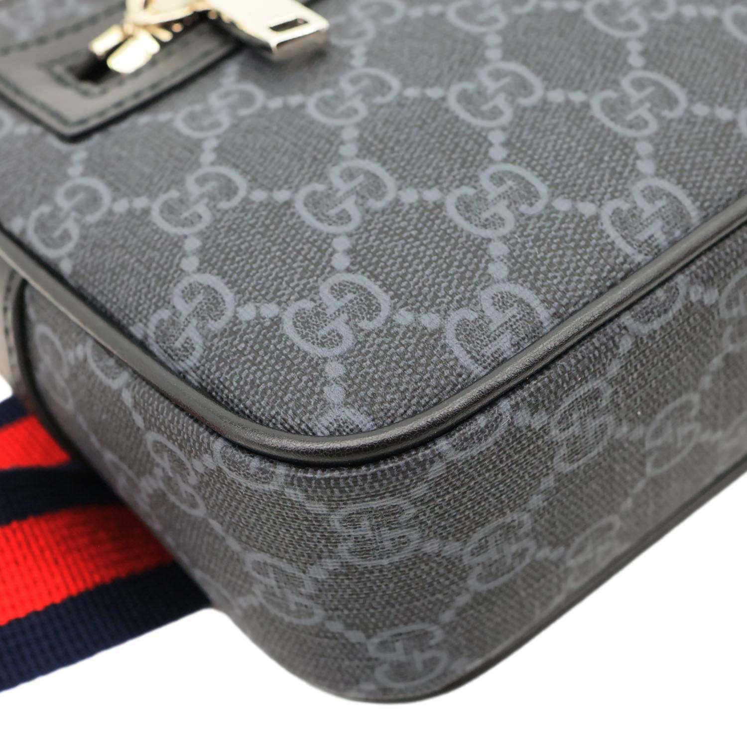 GUCCI GG Supreme Canvas Bumbag Black 792094