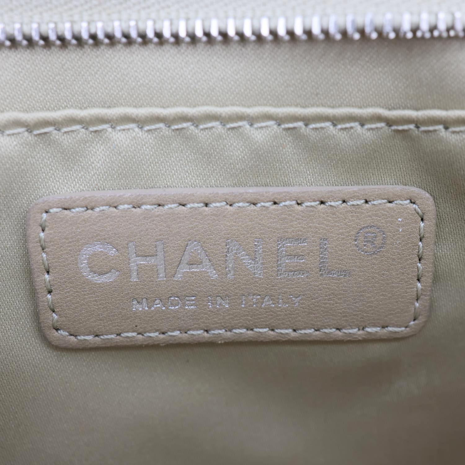 CHANEL Timeless Classic Flap Quilted Python Leather Shoulder Bag Gold