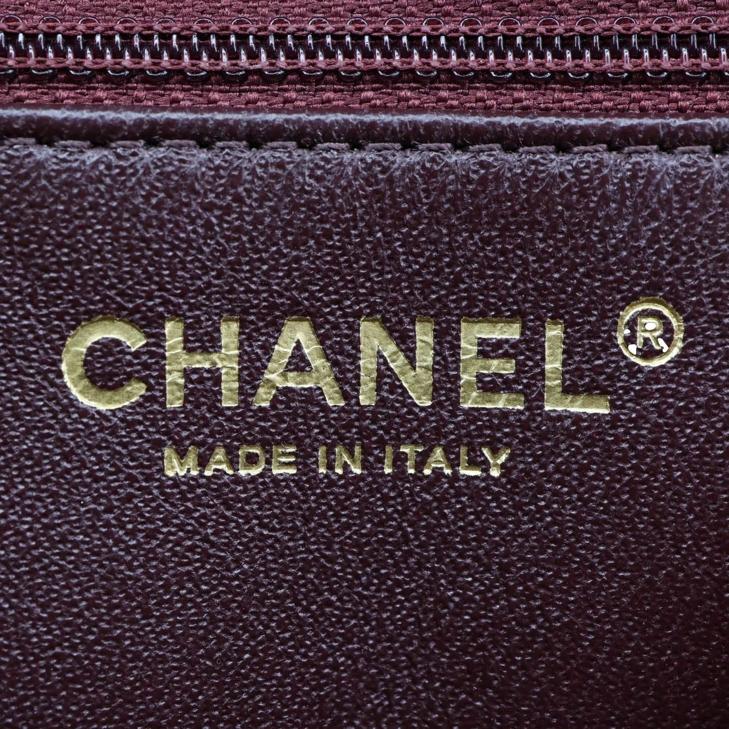 CHANEL Bi-Color Flap Quilted Lambskin Leather Crossbody Bag Turquoise