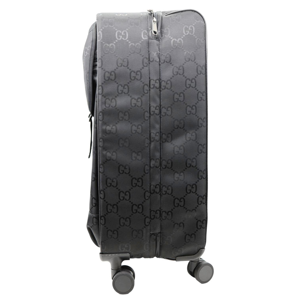 GUCCI Off The Grid Monogram Econyl Nylon Trolley Bag Black 674231