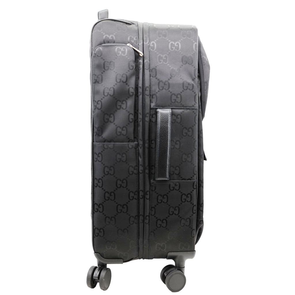 GUCCI Off The Grid Monogram Econyl Nylon Trolley Bag Black 674231