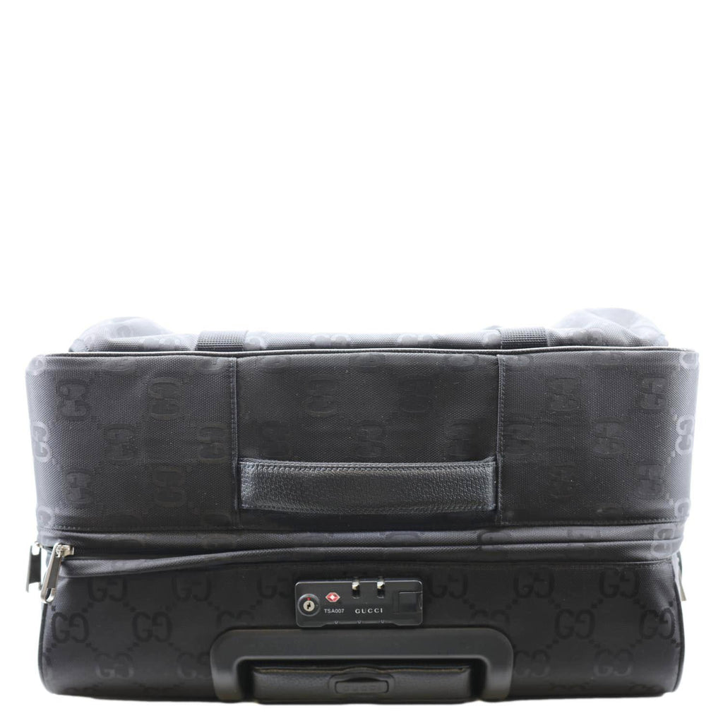 GUCCI Off The Grid Monogram Econyl Nylon Trolley Bag Black 674231