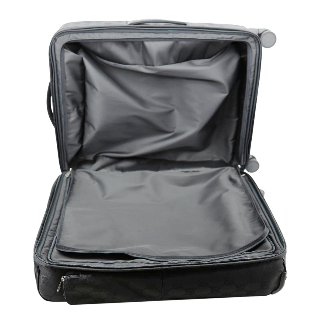 GUCCI Off The Grid Monogram Econyl Nylon Trolley Bag Black 674231