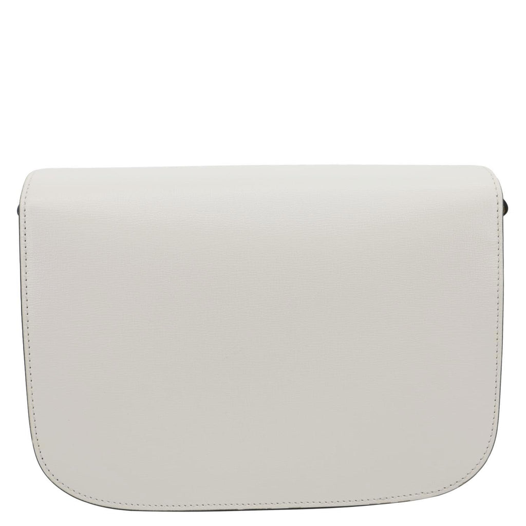 GUCCI Horsebit 1955 Small Leather Shoulder Bag Off White 602204