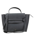 CELINE Belt Grained Calfskin Leather 2Way Shoulder Bag Black