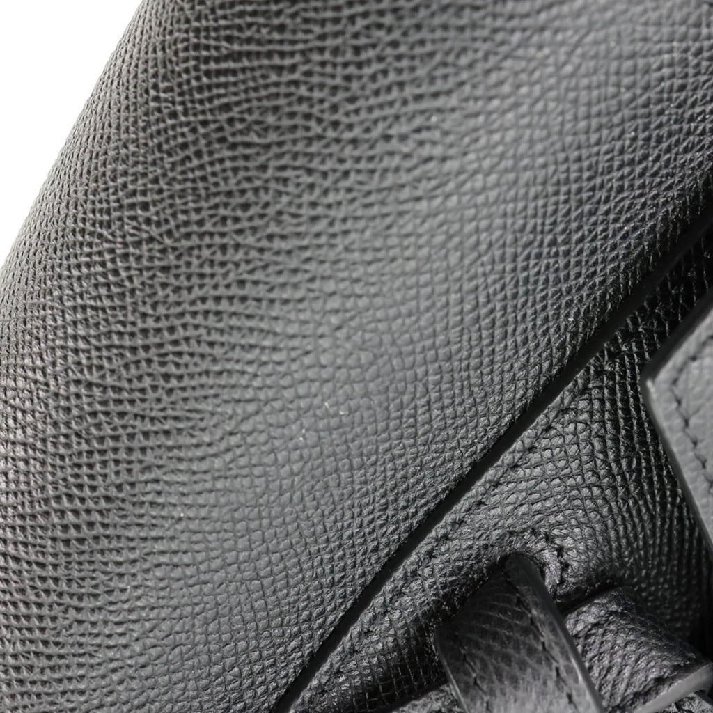 CELINE Belt Grained Calfskin Leather 2Way Shoulder Bag Black