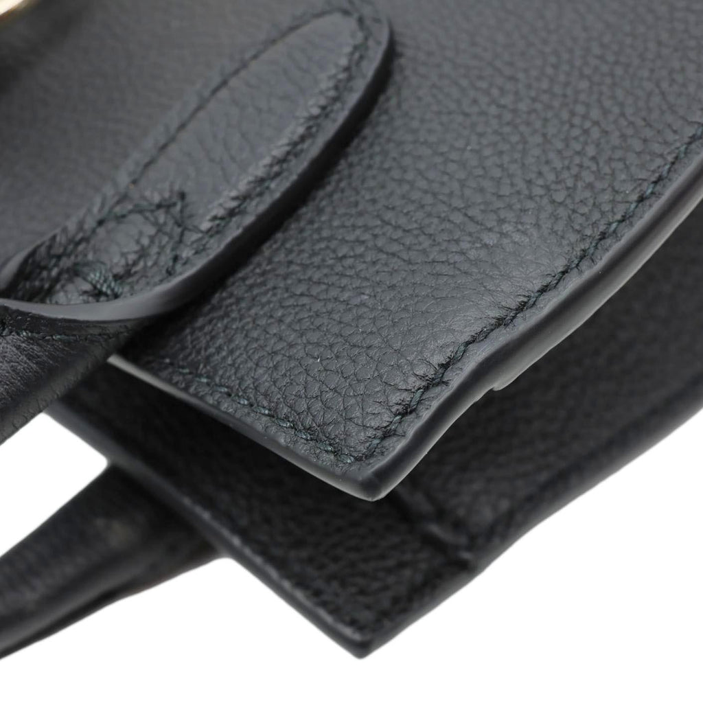 GUCCI Jackie Small Soft Grainy Leather Tote Bag Black 795349