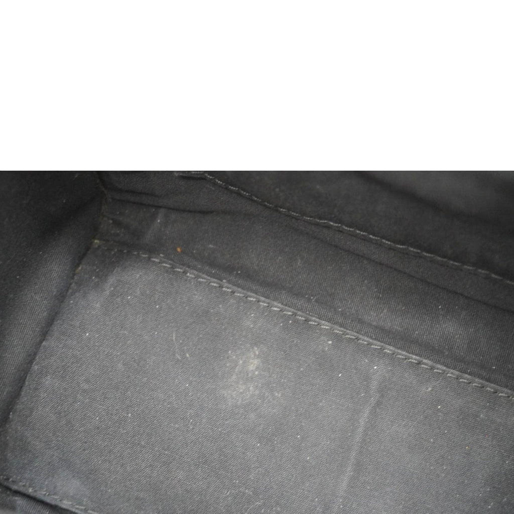 CELINE Luggage Calfskin Leather Tote Shoulder Bag Black