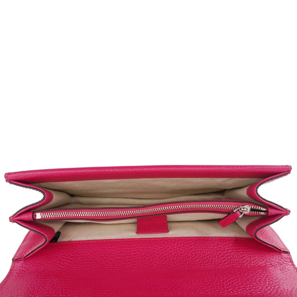 GUCCI Dionysus Small Calfskin Leather Crossbody Bag Pink 400249