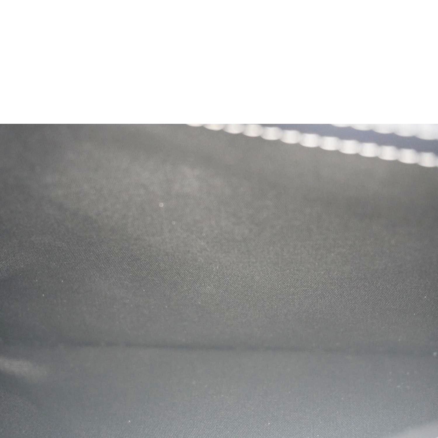 CHRISTIAN DIOR X KAWS Saddle Leather Wristlet Navy Blue