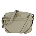 GUCCI GG Star Leather Crossbody Bag Off White 675776