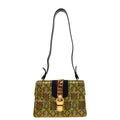 GUCCI Sylvie Small Metallic Jacquard Shoulder Bag Multicolor 421882