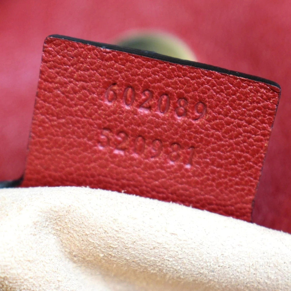 GUCCI Horsebit 1955 Leather Messenger Bag Red 602089
