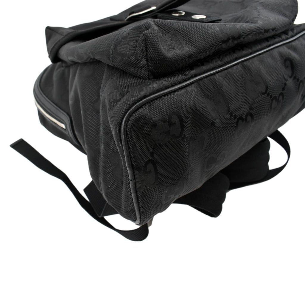 GUCCI Off The Grid GG Nylon Backpack Bag Black 644992