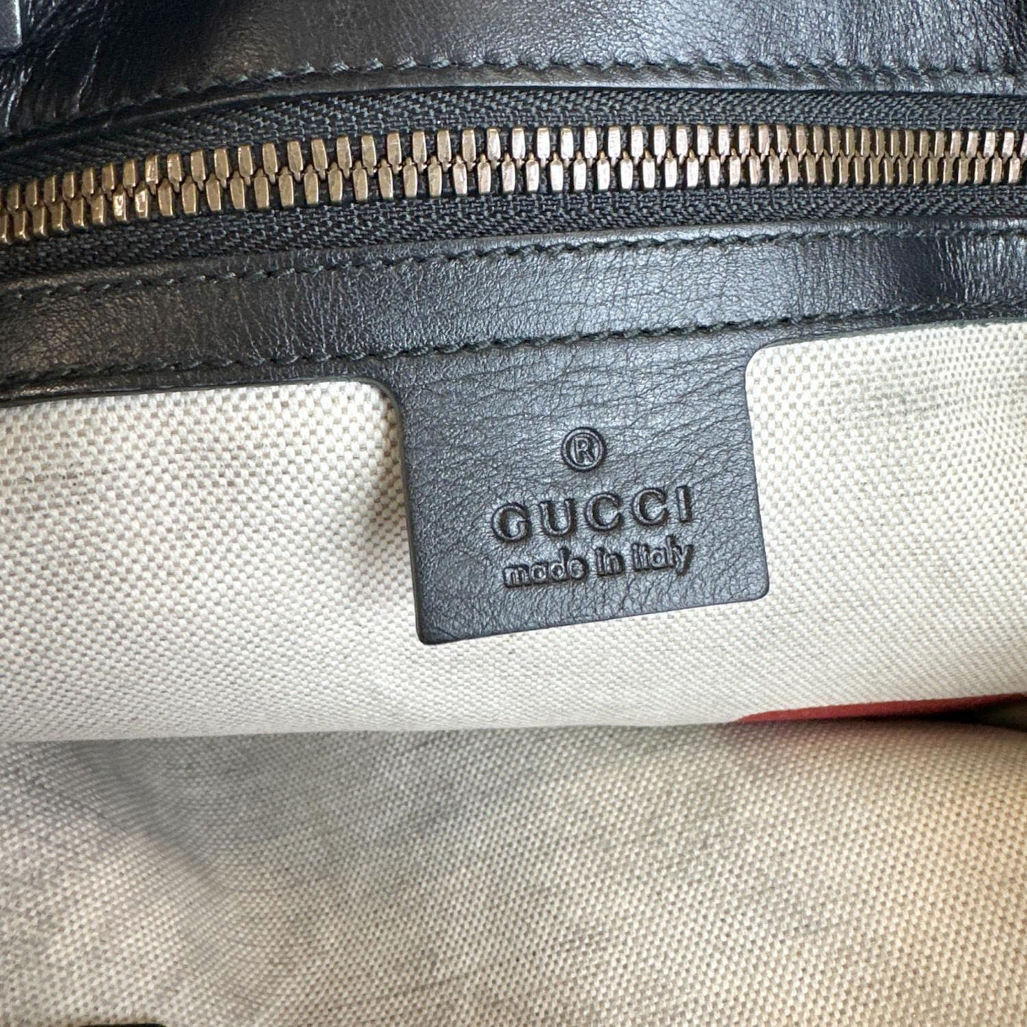 GUCCI L’Aveugle Par Amour Tiger Print GG Supreme Canvas Vertical Tote Bag Beige 450950