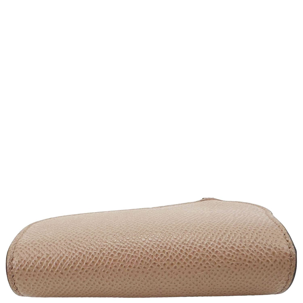 CHRISTIAN DIOR Saddle Lotus Leather Wallet Tan