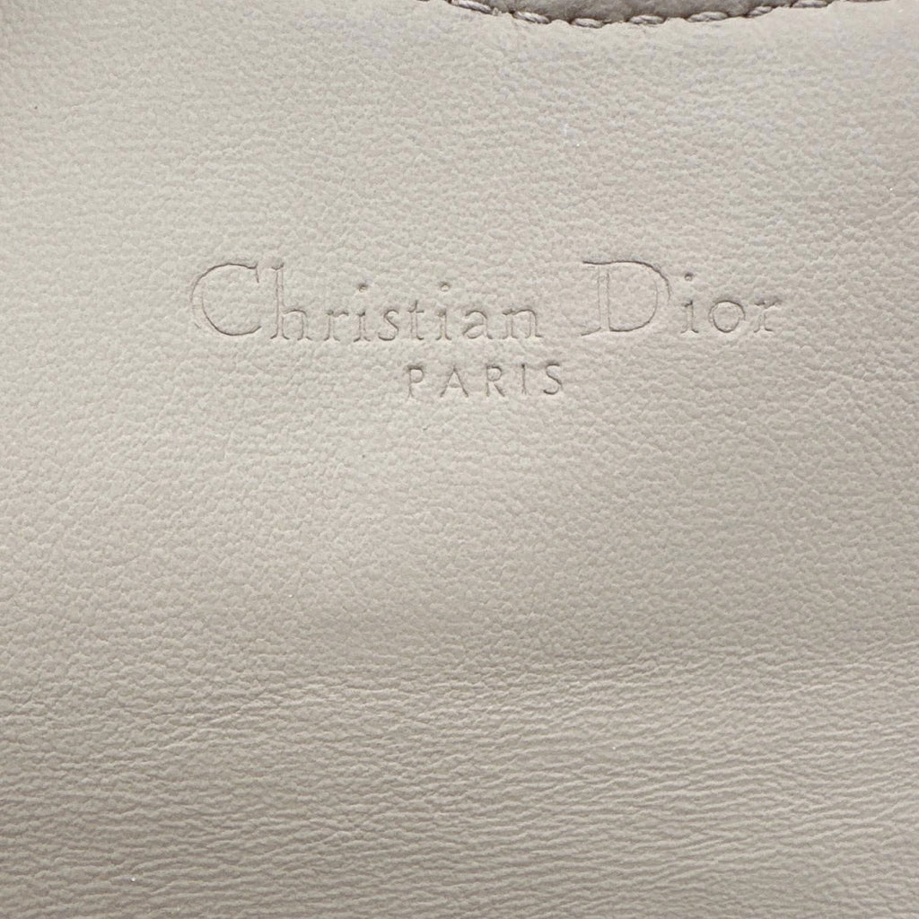 CHRISTIAN DIOR Nano Saddle Ultra Matte Calfskin Leather Chain Pouch Pink